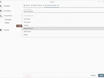 Connection Types: Sage Intacct, Sage 100, Sage 300, Sage 300CRE and SYSPRO. PIF can create other custom connectors for your line of business